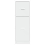 vidaXL Dulap de farmacie, alb, 40x41x118 cm, lemn prelucrat vidaXL Dulap de farmacie, alb, 40x41x118 cm, lemn prelucrat