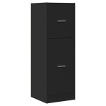 vidaXL Dulap de farmacie, negru, 40x41x118 cm, lemn prelucrat vidaXL Dulap de farmacie, negru, 40x41x118 cm, lemn prelucrat