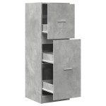 vidaXL Dulap de farmacie, gri beton, 40x41x118 cm, lemn prelucrat vidaXL Dulap de farmacie, gri beton, 40x41x118 cm, lemn prelucrat