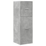 vidaXL Dulap de farmacie, gri beton, 40x41x118 cm, lemn prelucrat vidaXL Dulap de farmacie, gri beton, 40x41x118 cm, lemn prelucrat