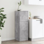 vidaXL Dulap de farmacie, gri beton, 40x41x118 cm, lemn prelucrat vidaXL Dulap de farmacie, gri beton, 40x41x118 cm, lemn prelucrat