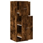 vidaXL Dulap de farmacie stejar fumuriu, 40x41x118 cm, lemn prelucrat vidaXL Dulap de farmacie stejar fumuriu, 40x41x118 cm, lemn prelucrat