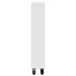 vidaXL Cărucior de depozitare îngust, alb, 48x13x68 cm, lemn prelucrat vidaXL Cărucior de depozitare îngust, alb, 48x13x68 cm, lemn prelucrat