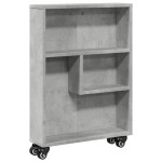 vidaXL Cărucior depozitare îngust gri beton 48x13x68 cm lemn prelucrat vidaXL Cărucior depozitare îngust gri beton 48x13x68 cm lemn prelucrat