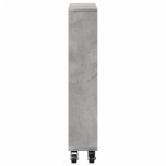 vidaXL Cărucior depozitare îngust gri beton 48x13x68 cm lemn prelucrat vidaXL Cărucior depozitare îngust gri beton 48x13x68 cm lemn prelucrat