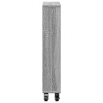 vidaXL Cărucior depozitare îngust gri sonoma 48x13x68cm lemn prelucrat vidaXL Cărucior depozitare îngust gri sonoma 48x13x68cm lemn prelucrat