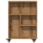 vidaXL Cărucior depozitare îngust, stejar artizanal, 48x13x68 cm, lemn vidaXL Cărucior depozitare îngust, stejar artizanal, 48x13x68 cm, lemn