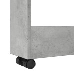 vidaXL Cărucior depozitare îngust, 3 niveluri gri beton lemn prelucrat vidaXL Cărucior depozitare îngust, 3 niveluri gri beton lemn prelucrat