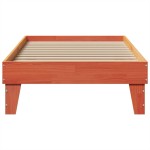 vidaXL Pat de zi fără saltea, maro ceruit, 90x200 cm, lemn masiv pin vidaXL Pat de zi fără saltea, maro ceruit, 90x200 cm, lemn masiv pin
