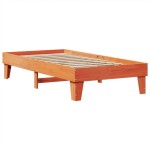 vidaXL Pat de zi fără saltea, maro ceruit, 90x200 cm, lemn masiv pin vidaXL Pat de zi fără saltea, maro ceruit, 90x200 cm, lemn masiv pin