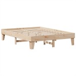 vidaXL Cadru de pat fără saltea, 140x190 cm, lemn masiv de pin vidaXL Cadru de pat fără saltea, 140x190 cm, lemn masiv de pin