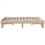 vidaXL Cadru de pat fără saltea, 140x190 cm, lemn masiv de pin vidaXL Cadru de pat fără saltea, 140x190 cm, lemn masiv de pin