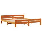 vidaXL Cadru de pat fără saltea, maro ceruit 180x200 cm lemn masiv pin vidaXL Cadru de pat fără saltea, maro ceruit 180x200 cm lemn masiv pin
