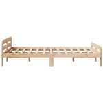 vidaXL Cadru de pat fără saltea, 135x190 cm, lemn masiv de pin vidaXL Cadru de pat fără saltea, 135x190 cm, lemn masiv de pin