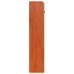 vidaXL Tăblie de pat cu depozitare maro ceruit, 200 cm, lemn masiv pin