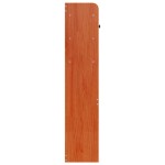 vidaXL Tăblie de pat cu depozitare maro ceruit, 180 cm, lemn masiv pin