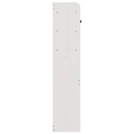 vidaXL Tăblie de pat cu depozitare alb 75 cm lemn masiv de pin