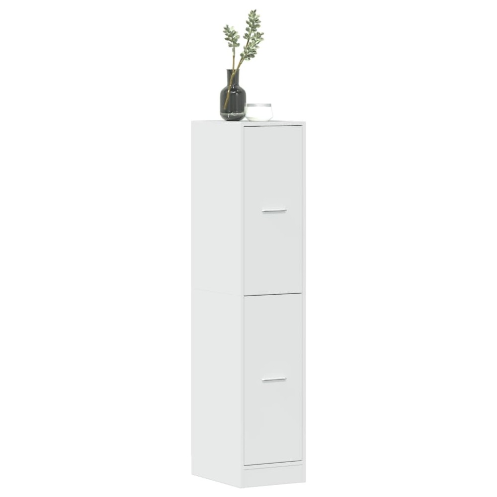 vidaXL Dulap farmacie, alb extralucios, 30x41x144,5 cm, lemn prelucrat