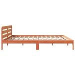 vidaXL Cadru de pat fără saltea, maro ceruit 180x200 cm lemn masiv pin vidaXL Cadru de pat fără saltea, maro ceruit 180x200 cm lemn masiv pin