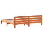 vidaXL Cadru de pat fără saltea, maro ceruit 180x200 cm lemn masiv pin vidaXL Cadru de pat fără saltea, maro ceruit 180x200 cm lemn masiv pin
