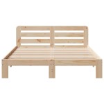vidaXL Cadru de pat fără saltea, 140x190 cm, lemn masiv de pin vidaXL Cadru de pat fără saltea, 140x190 cm, lemn masiv de pin