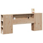 vidaXL Tăblie de pat cu depozitare 200 cm lemn masiv de pin