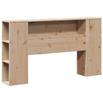 vidaXL Tăblie de pat cu depozitare, 150 cm, lemn masiv de pin
