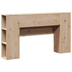 vidaXL Tăblie de pat cu depozitare, 150 cm, lemn masiv de pin