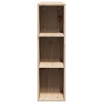 vidaXL Tăblie de pat cu depozitare, 135 cm, lemn masiv de pin