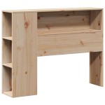 vidaXL Tăblie de pat cu depozitare, 100 cm, lemn masiv de pin