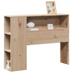 vidaXL Tăblie de pat cu depozitare, 90 cm, lemn masiv de pin