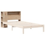 vidaXL Tăblie de pat cu depozitare, 75 cm, lemn masiv de pin