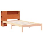 vidaXL Tăblie de pat cu depozitare maro ceruit, 75 cm, lemn masiv pin vidaXL Tăblie de pat cu depozitare maro ceruit, 75 cm, lemn masiv pin