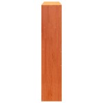 vidaXL Tăblie de pat cu depozitare maro ceruit, 150 cm, lemn masiv pin