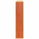 vidaXL Tăblie de pat cu depozitare maro ceruit, 140 cm, lemn masiv pin