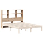 vidaXL Tăblie de pat cu depozitare, 120 cm, lemn masiv de pin
