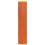 vidaXL Tăblie de pat cu depozitare maro ceruit, 75 cm, lemn masiv pin