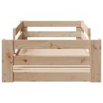 vidaXL Cadru de pat fără saltea 70x140 cm lemn masiv pin vidaXL Cadru de pat fără saltea 70x140 cm lemn masiv pin