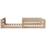 vidaXL Cadru de pat fără saltea 70x140 cm lemn masiv pin vidaXL Cadru de pat fără saltea 70x140 cm lemn masiv pin