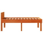 vidaXL Pat de zi fără saltea, maro ceruit, 90x200 cm, lemn masiv pin vidaXL Pat de zi fără saltea, maro ceruit, 90x200 cm, lemn masiv pin