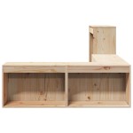vidaXL Noptieră cu birou, 232x122x75 cm lemn masiv de pin vidaXL Noptieră cu birou, 232x122x75 cm lemn masiv de pin