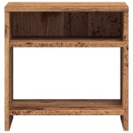 vidaXL Noptiere, 2 buc, lemn învechit, 40x30x40 cm, lemn prelucrat