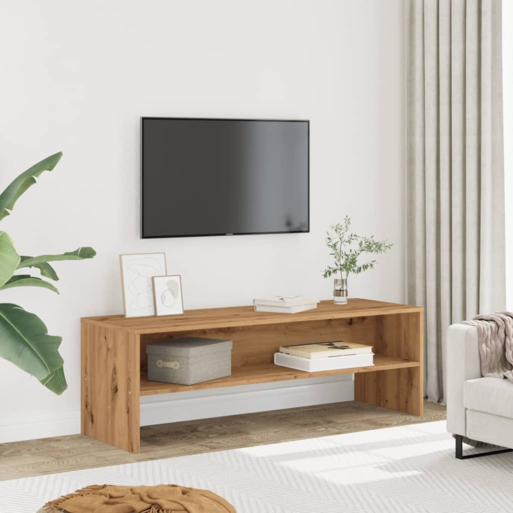 vidaXL Dulap TV, stejar artizanal, 120x40x40 cm, lemn prelucrat