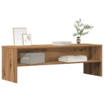 vidaXL Dulap TV, stejar artizanal, 120x40x40 cm, lemn prelucrat