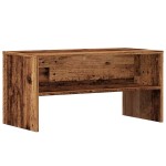 vidaXL Comodă TV, Lemn vechi, 80x40x40 cm, PAL vidaXL Comodă TV, Lemn vechi, 80x40x40 cm, PAL