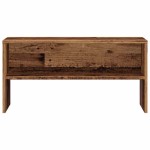 vidaXL Comodă TV, Lemn vechi, 80x40x40 cm, PAL vidaXL Comodă TV, Lemn vechi, 80x40x40 cm, PAL