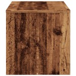 vidaXL Comodă TV, Lemn vechi, 80x40x40 cm, PAL vidaXL Comodă TV, Lemn vechi, 80x40x40 cm, PAL