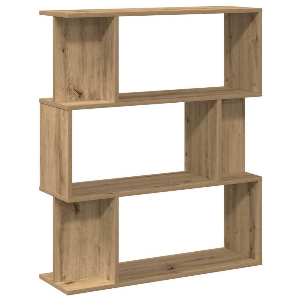 vidaXL Bibliotecă, stejar artizanal, 80x24x96 cm, lemn prelucrat