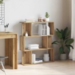 vidaXL Bibliotecă, stejar artizanal, 80x24x96 cm, lemn prelucrat vidaXL Bibliotecă, stejar artizanal, 80x24x96 cm, lemn prelucrat