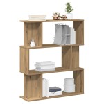 vidaXL Bibliotecă, stejar artizanal, 80x24x96 cm, lemn prelucrat vidaXL Bibliotecă, stejar artizanal, 80x24x96 cm, lemn prelucrat